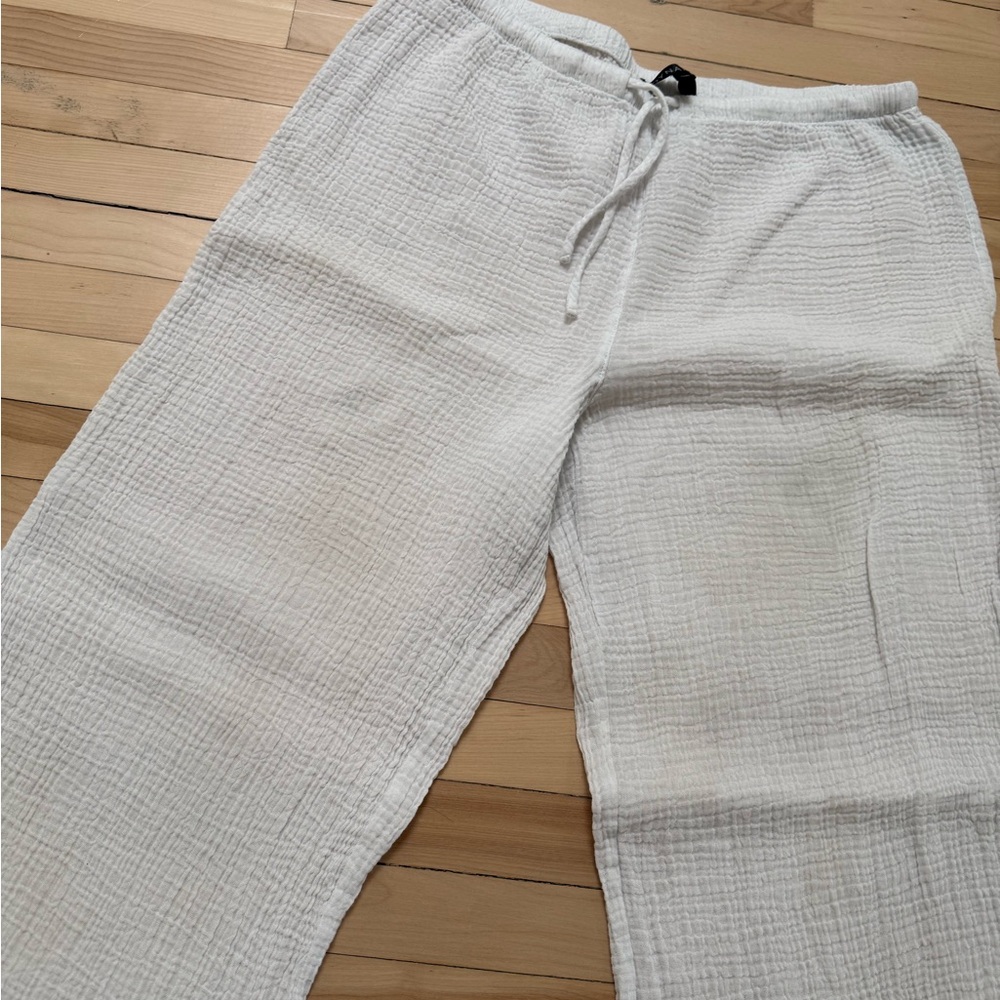 Dynamite 100% cotton white pull on pant lightweight - Picture 10 of 10